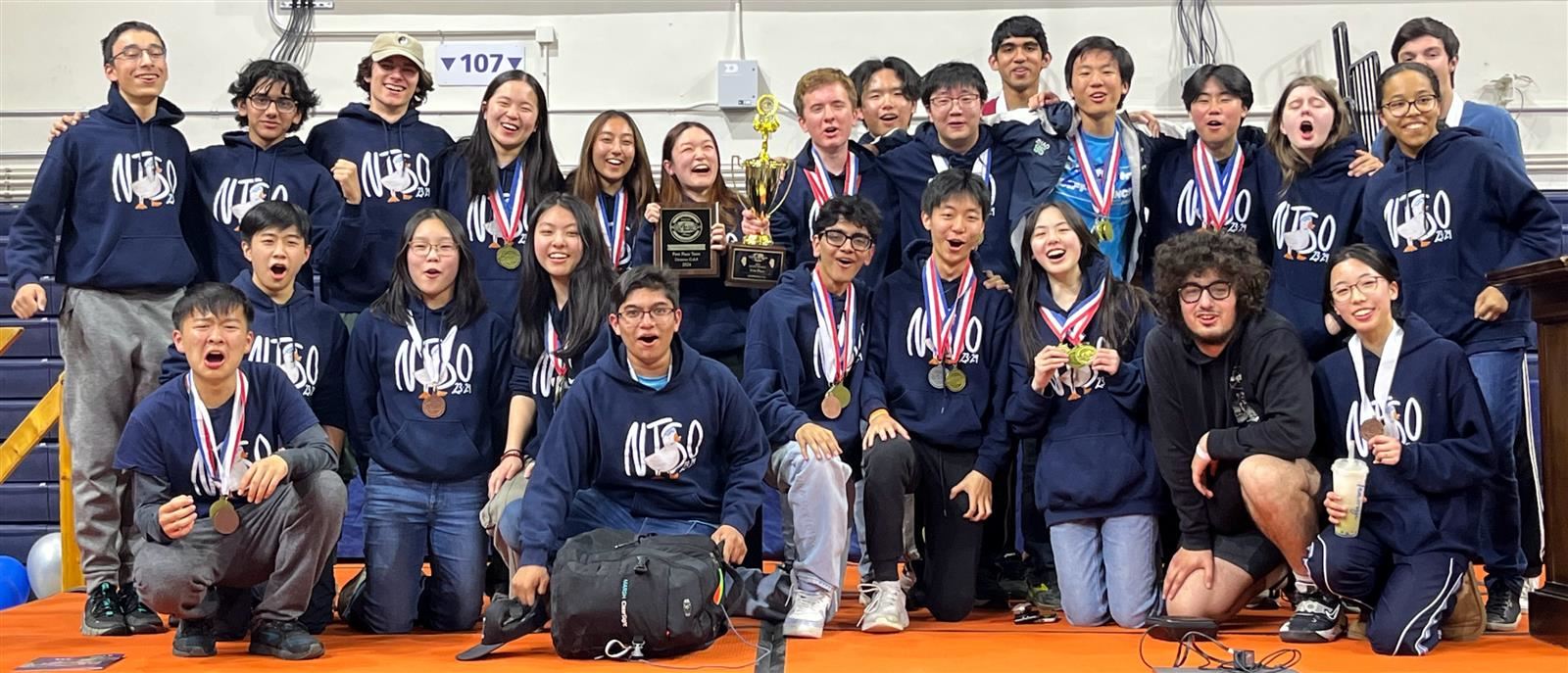  Science Olympiad team celebrates 1st place at State Tournament